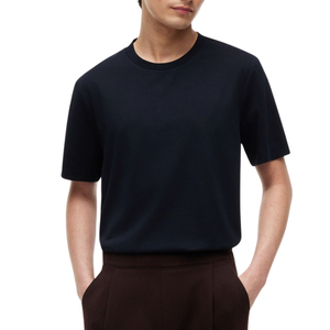 Camiseta de Algodón Personalizada para Hombre, Manga Corta, Cuello Redondo, Lisa, Informal, Estilo Urbano, Trackstar OEM, Marca Privada TSI-G05-P0275 - Product Image 3