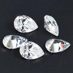 ลูกแพร์ตัด9X7มิลลิเมตร Lab ปลูก CVD เพชรหลวม-VVS1ความชัดเจน F สี Lab ทำหินเพชรหลวมในราคาขายส่ง - Product Image 4