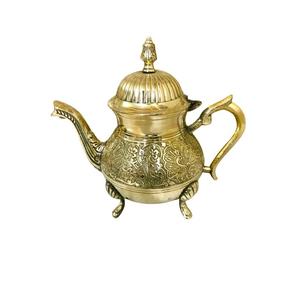 New MetalTea Pot for Serving Tea New Embossed Brass Tea Pot in for Kitchenware Latest Milk Pot New Coffee <b>Kettle</b> in New Style - Product Image 5