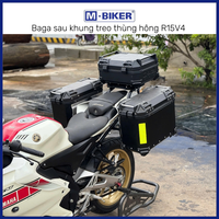 Support de fixation latéral MBiker R15 V4 pour porte-bagages arrière de moto, pour un rangement pratique et des sacoches efficaces