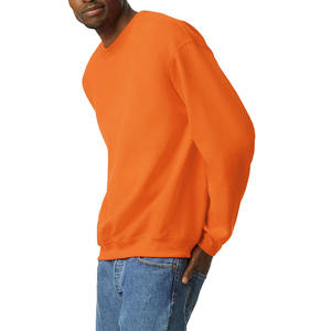 Al Aire Libre esencial otoño primavera moda de gran tamaño en blanco cuello redondo sudadera polar básicos sudadera vintage básicos polar - Product Image 1