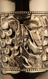 Wholesale Handmade Royal Brass Hand Engraved <b>Wine</b> <b>Goblet</b> Glass For Restaurant Hotel Wedding - Product Image 3