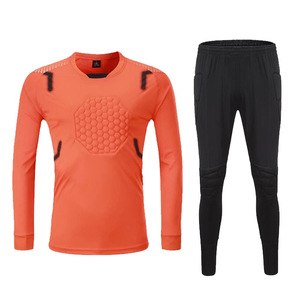 Survêtement de basket-ball et de football décontracté en deux pièces de haute qualité pour hommes, maillot de gardien de but adulte à manches longues pour l'entraînement de jeu - Product Image 4