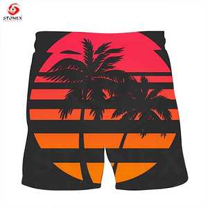 Pantalones cortos de playa con logotipo personalizado para hombre, bañadores transpirables, traje de baño de surf con impresiones de sublimación - Product Image 4