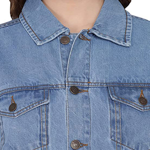 เสื้อแจ็กเก็ตผ้ายีนส์สำหรับสตรีสำหรับกิจกรรมกลางแจ้งกางเกงยีนส์ผ้าแคนวาสแบบทอ - Product Image 4