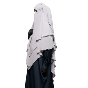 Luxe Modeste Mode Long Loose Fit Khimar Hijab pour les femmes musulmanes Respirant Traditionnel Musulman Vêtements Accessoire OEM Service - Product Image 1