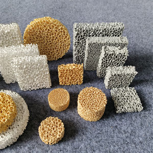 נקבובי סיליקון נקבובי אלומינה זירקוניה מגנזיה קרמיקה מסנן קצף לתעשיית הליהוק - Product Image 6