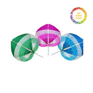 Éventails en bambou vietnamiens authentiques avec détails tissés à la main-Idéal pour la décoration ethnique et les présentoirs de vente au détail rustiques - Product Image 1