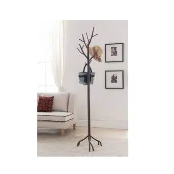 Top Selling Handmade Metal Coat Hanger Stand with Self Rustic Metal Frame for Home Interior Multifunctional Usage