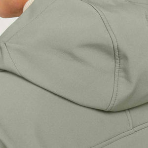 Chaqueta Softshell con Capucha para Hombre, con Tela de Lona, Capa Exterior Resistente al Viento, Forro Cálido para Uso en Exteriores en Invierno, Estilo Urbano - Product Image 5