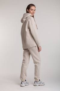 Ensemble de survêtement décontracté pour femme avec sweat à capuche et pantalon de jogging, confortable pour l'automne et l'hiver - Product Image 3