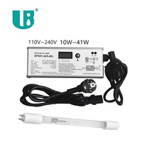 Balasto electrónico para lámpara Uv de 4 pines, 110V ~ 240V, 10W a 41W, balasto de filtro de agua de luz ultravioleta, 1, 2, 1, 2, 1, 2, 2