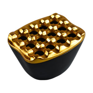 Cenicero de 16 rejillas con tema moderno, el mejor patrón, acabado plateado para comedor, mesa, hogar y decoración de oficina, ceniceros - Product Image 6