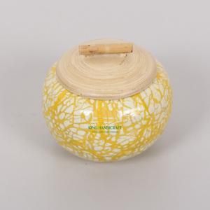 Ramadan Gergean Boîte Cadeau En Bambou Avec Coquille D'oeuf Laque Prix Pas Cher À La Main Ramadan Mubarak Eid Décoration - Product Image 6