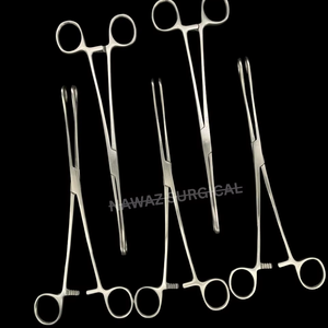 Forceps manuel chirurgical en acier inoxydable pour éponges Foerster, instruments de protection chirurgicale de qualité médicale - Product Image 1