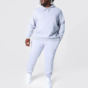 Ensembles décontractés unisexes hiver 2024 en tissu 100 % coton respirant avec logo imprimé – Vêtements unis teints en gros - Product Image 1