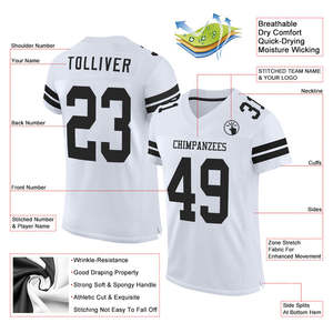 Tournoi Maillot de football américain Uniforme de jeu respirant personnalisé Conçu pour les équipes de jeunes Collèges Écoles et clubs - Product Image 4