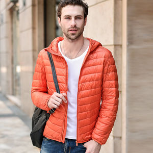 Chaqueta personalizada para hombre, chaleco de moda para invierno, acolchada, empaquetable, Media chaqueta sin mangas, 2023 - Product Image 5
