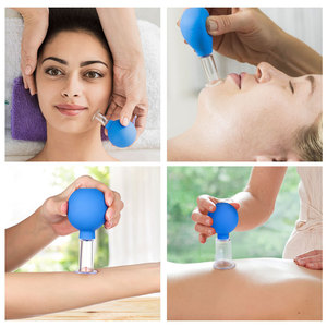 Gobelets de <span class=keywords><strong>Massage</strong></span> en caoutchouc, lunettes sous vide pour le visage et la peau, Lifting du corps, ventouses en verre Anti Cellulite, ventouses chinoises - Product Image 6