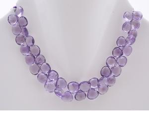 สร้อยคอไคยาไนต์อเนกประสงค์ หินทรงหยดน้ำธรรมชาติ ตัวเชื่อมสแตนเลส เหมาะสำหรับใส่ซ้อนเป็นชั้นๆ ใส่ได้ทุกวัน ของขวัญสำหรับทุกเพศ - Product Image 1