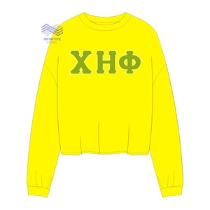 เสื้อสเวตเชิ้ตพิมพ์ลายโลโก้ด้านหน้าผ้าฝ้าย 100% สำหรับผู้หญิงฤดูหนาวของ Chi Eta Phi - Product Image 1