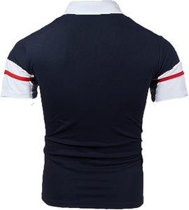 เสื้อยืดสำหรับผู้ชายเสื้อโปโลแห้งเร็วระบายอากาศได้ดีผ้าคอตตอนโพลีเอสเตอร์ธรรมดางานกอล์ฟงานปักลายสีพื้นขนาดสำหรับผู้ชาย - Product Image 6