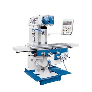 Fraiseuse de type lit, machine de découpe de métal verticale robuste CNC/manuelle, table à 3 axes, haute précision, robuste - Product Image 5