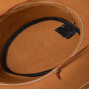 Kivotech Chapeaux en cuir de vache véritable de couleur personnalisée Nouvelle mode Chapeaux en cuir équestre - Product Image 6