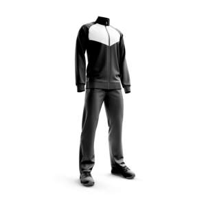 Derniers modèles de vêtements OEM 2023/2024 Nouveaux ensembles de survêtements pour hommes Personnalisez votre propre logo Survêtement à fermeture éclair pour hommes - Product Image 6
