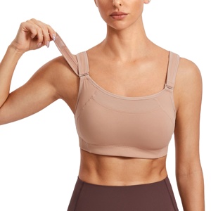 2026 Latest Design Women's High Support Seamless Sports Bra Custom Logo Printing Breathable Gym Wear at Price Sports Bra 2026 - Product Image 1