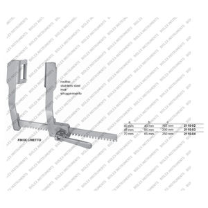 Retractor profesional Finoc Chietto Retracción de órganos abdominales de acero inoxidable Retractor quirúrgico de cirugía plástica de BIOLEX - Product Image 1
