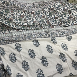 Dohar en coton biologique fait main très demandé, réversible, à motifs floraux, taille King/Queen, respirant, doux, écologique, lavable - Product Image 3