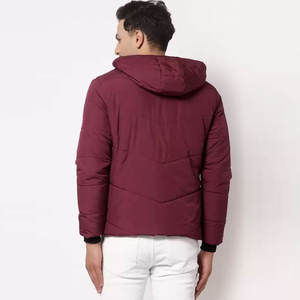 Chaqueta acolchada a prueba de viento informal de nailon 100% para hombre, diseño personalizado y embalaje, impermeable, para correr - Product Image 3