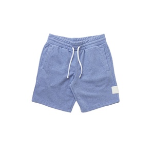 กางเกงขาสั้นผ้าฟลีซเอวยางยืดสำหรับผู้ชาย พิมพ์โลโก้ได้ ผ้าฝ้าย 100% แบบเรียบ มีเชือกผูกเอว สไตล์สตรีทแฟชั่น ลายเรียบ - Product Image 1