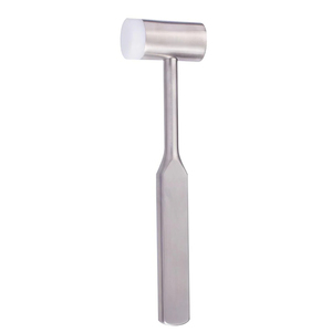 Venta al por mayor Mead Mallet 330 GR mango hueco Cabeza de Acero discos hueso mazo Acero inoxidable ortopédico martillo quirúrgico - Product Image 5