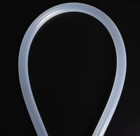Tuyau flexible en silicone transparent 100% pur, inodore, 1/4 po, 3 pi par rouleau, pour aspiration sous vide