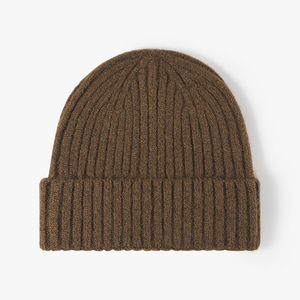 Gorro de Punto Grueso de Moda, Gorro de Invierno de Punto con Puño Acrílico y Logotipo Personalizado al por Mayor, Gorros de Punto para Hombre y Mujer - Product Image 4
