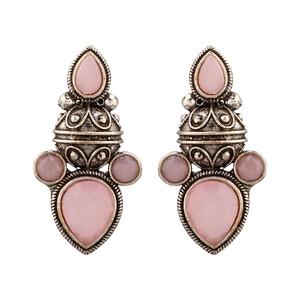 Indian Manufacturer Tendy <strong>Stud</strong> Wholesaler <strong>Earring</strong> Metal <strong>Oxidized</strong> <strong>Silver</strong> Tone <strong>Stud</strong> <strong>Earrings</strong> Set High Quality Jewelry for Women