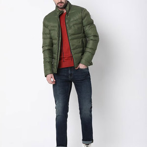 Fabricantes de ropa, chaqueta acolchada cortavientos cálida de invierno para hombre personalizada, chaqueta ligera resistente al agua - Product Image 3