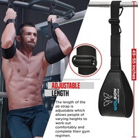 Sangles AB pour hommes et femmes prix usine entraînement de Fitness robuste couleur personnalisée de haute qualité meilleures sangles AB en néoprène de levage de gymnastique