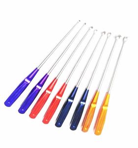 Juego de 8 Curetas Cervicales de Hueso Fabricadas Manualmente, Instrumentos Ortopédicos de Columna Vertebral de Acero Inoxidable Alemán, CE ISO - Product Image 1