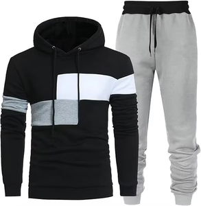 ชุดวอร์มแฟชั่นพิมพ์โลโก้ตามสั่ง มีฮู้ด สำหรับฤดูหนาว แบบลำลอง น้ำหนักเบา เหมาะสำหรับเล่นกีฬา ออกกำลังกาย ฟิตเนส และวิ่งจ๊อกกิ้ง - Product Image 1