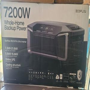LISTO PARA ENVIAR NUEVO EcoFlows DELTA Pro Ultra - Inversor de 7.2kW + (3) Baterías de 6kWh - Entrega a domicilio exprés - Product Image 2