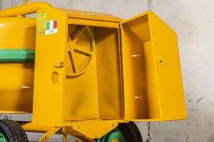 Le fabricant italien Lino Sella fournit 2 sacs de mélangeur de béton pour la construction 360 lt capacité 3m3 h cadre en fer et fonte - Product Image 3