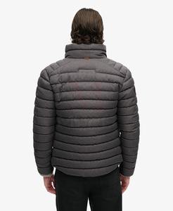 Chaqueta acolchada de lana de alta calidad para hombre más vendida, soporte de tela transpirable con capucha, estilo callejero, cremallera de invierno teñida lisa - Product Image 5