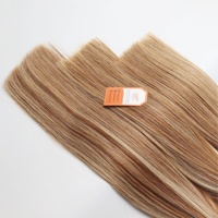 Meilleur prix de gros usine Extensions de cheveux humains vierges Remy péruviens lisses doublement étirés, trame double cousue à la machine, sans produits chimiques