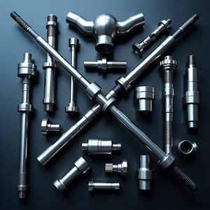 ชิ้นส่วนเครื่อง CNC อุปกรณ์อุตสาหกรรม | เพลาสแตนเลสแบบกำหนดเองและผู้ผลิตอุปกรณ์โลหะที่มีความแม่นยำสูง - Product Image 1