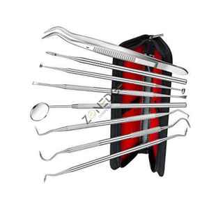 Hot Selling Dental Set Examination Probe Kit <b>Mirror</b> <b>Dentist</b> Mouth New Tools Scaler Ce Explorer Tooth Tool Instrument RI-DI-0195 - Product Image 1