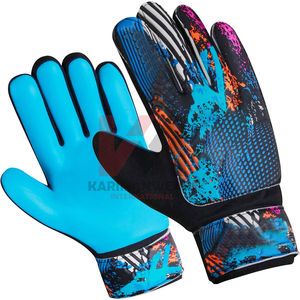 Premium Goalkeeper <b>Gloves</b> Finger Protection Breathable Soccer Goalie <b>Gloves</b> <b>Kids</b> Youth Adults Featuring 4mm Latex Grip - Product Image 1