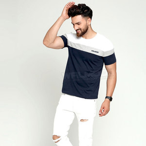 Camisetas de algodón y poliéster para hombre de nuevo diseño, camisetas lisas de media manga al mejor precio, fabricadas en Pakistán - Product Image 4